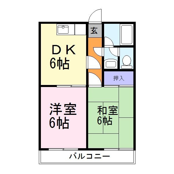 ボナールFujiの間取り
