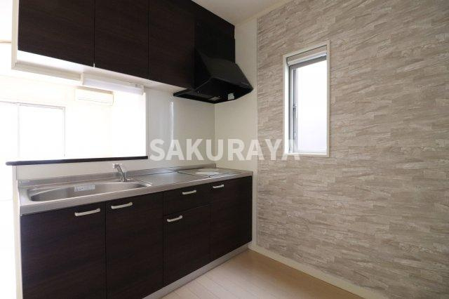 MCKハイツのキッチン|2023年1月撮影。現況と異なることがございます。