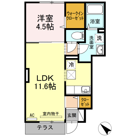 【間取り】 | アゼリア福吉