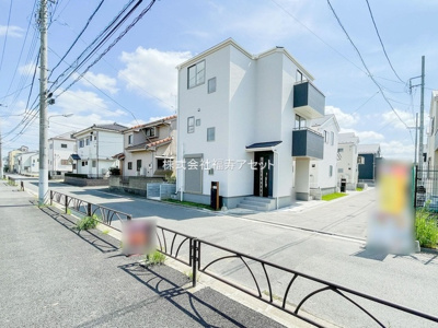 【前面道路含む現地写真】 | 葛飾区西水元　新築分譲住宅　全７棟