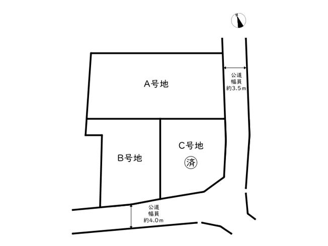 【区画図】 | 姫路市八代本町二丁目／全3区画