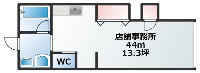 【間取り】 | 天六店舗