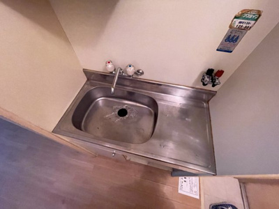 【キッチン】 | ベストレジデンス上新庄 | ガスコンロが置けるキッチンです