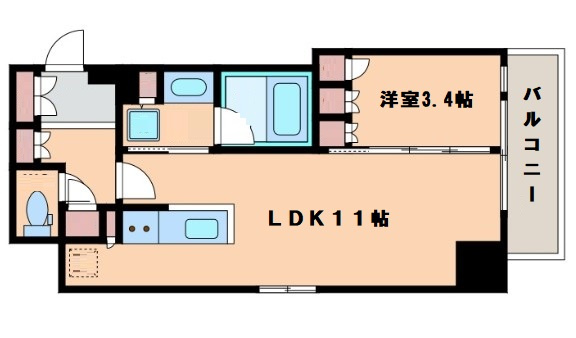【間取り】 | アーバネックス四ツ橋