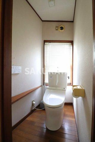 青木方貸家（五十部町）のトイレ|2022年撮影。現況と異なる場合がございます。