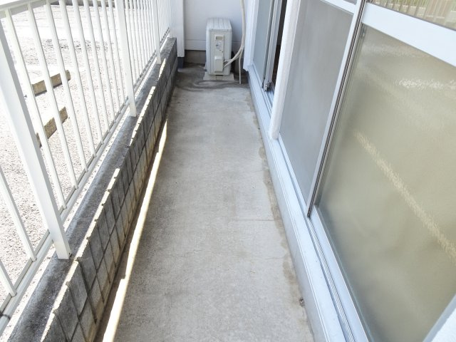 リバティはやの　Aのバルコニー
