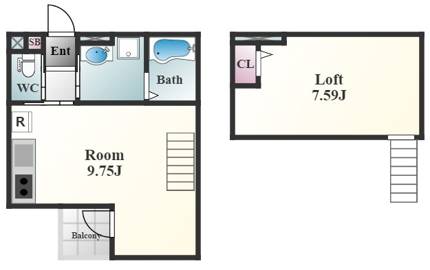 Ｆ８石津の間取り