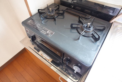 【設備】 | シャトル大久保 | 2口ガスコンロ＆グリル