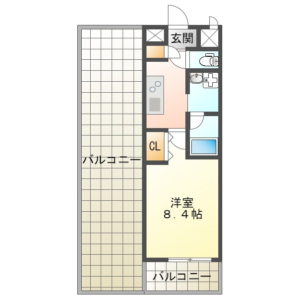 ビエラコート須磨の間取り