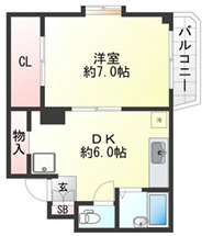 フリックコート深江の間取り