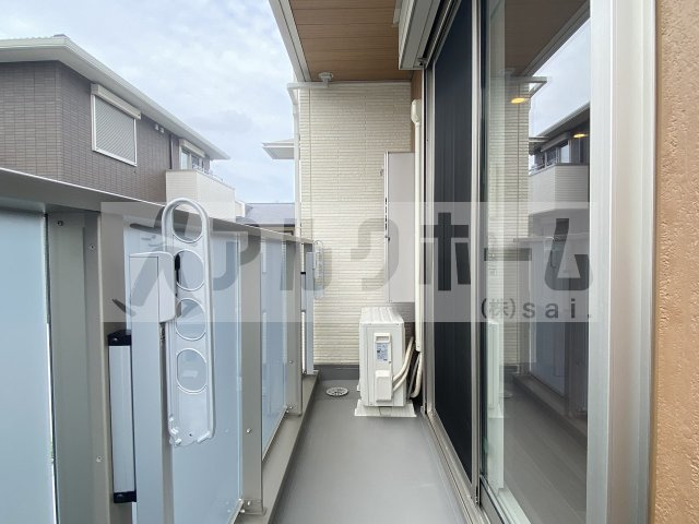 Famille八尾東のバルコニー