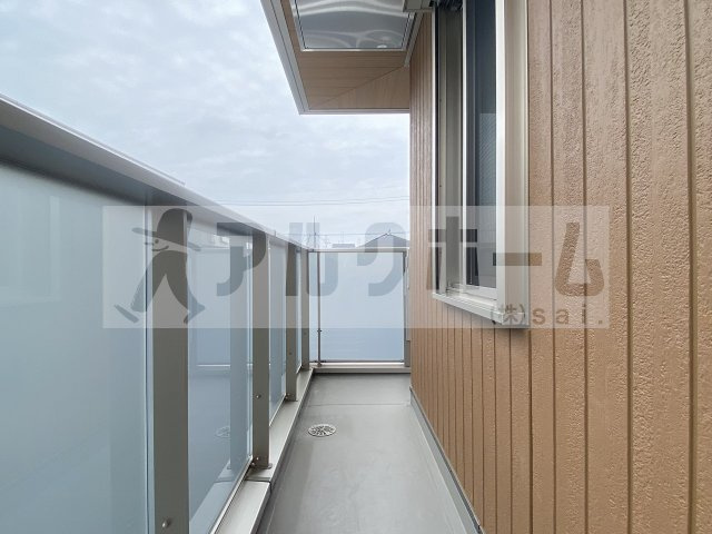 Famille八尾東のバルコニー