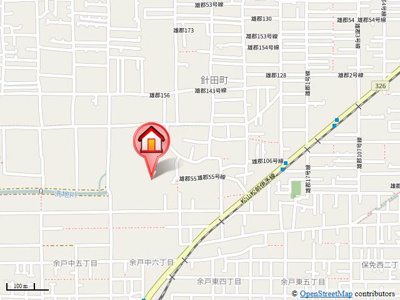 【地図】 | ジュネス針田B　
