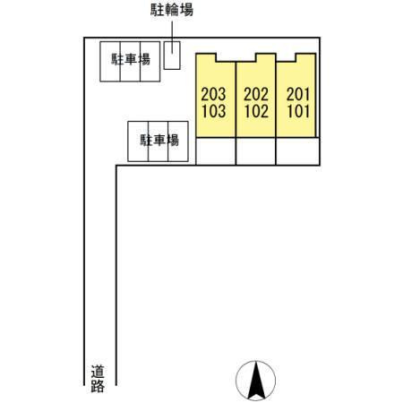 ルピナスの玄関