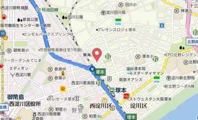 【地図】 | フジパレス塚本Ⅲ番館