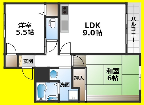 【間取り】 | サンベール春日