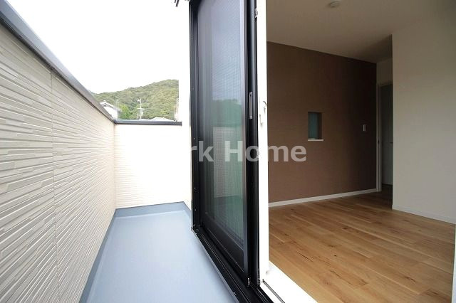 いの町枝川　戸建てのバルコニー