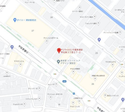 レオパレスアザレアの地図