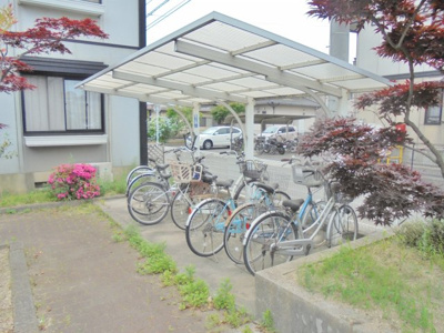 【その他共用部分】 | サンビレッジ南蔵王　B | 屋根付き駐輪場　