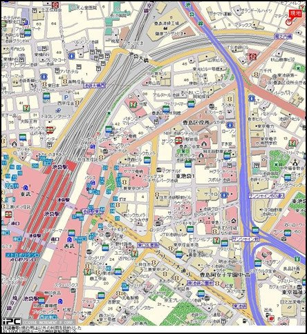 【地図】 | パークウェル池袋