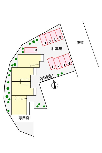 リバーサイドレジデンスTUの区画図