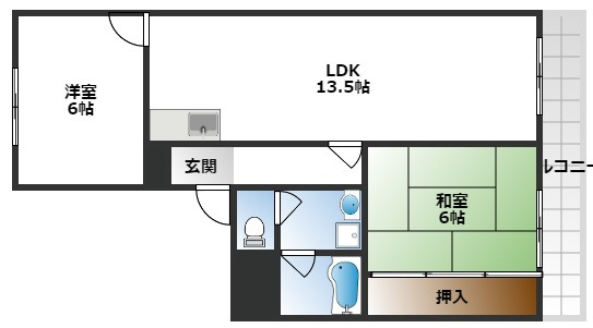 【間取り】 | シャンボールメゾン曽根