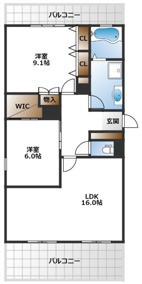 【間取り】 | サンディモーラ
