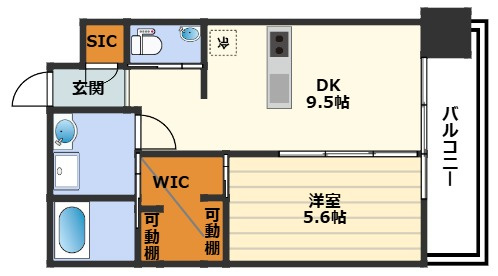 ベネチア天満橋の間取り