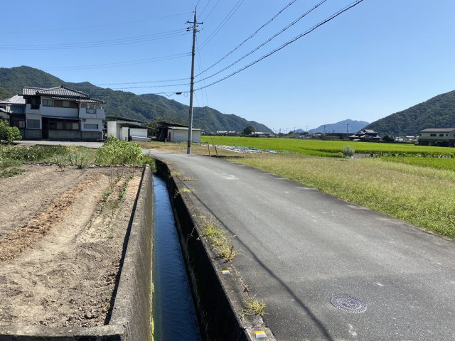 たつの市新宮町上笹／売土地の前面道路含む現地写真|【現況写真】