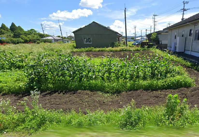 都城市上水流町の売地の外観