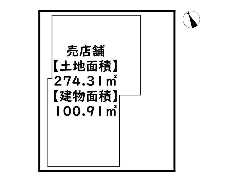 姫路市田寺東2丁目／店舗の間取り