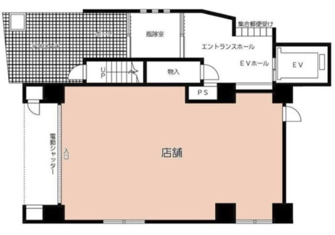 【間取り】 | 中川区八熊１丁目貸店舗・事務所F