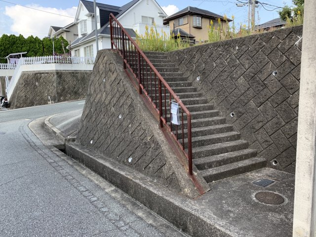 揖保郡太子町黒岡／売土地の前面道路含む現地写真|【現況写真】
