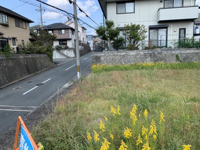 揖保郡太子町黒岡／売土地の前面道路含む現地写真|【現況写真】