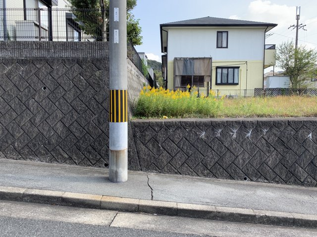 揖保郡太子町黒岡／売土地の前面道路含む現地写真|【現況写真】