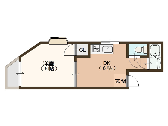 【間取り】 | クローバー西住之江