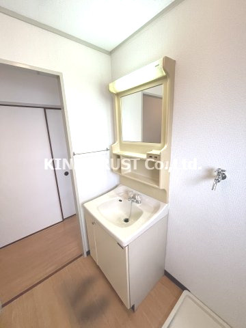 リアライズ中之島の洗面所|コンパクトで使いやすい洗面所