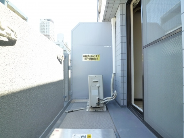 グランピア西道頓のバルコニー
