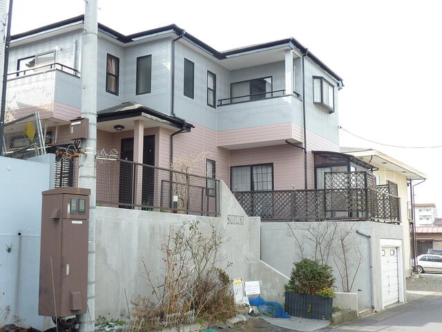 宇都宮市星が丘２丁目　４ＬＤＫ　中古住宅の外観|東側より