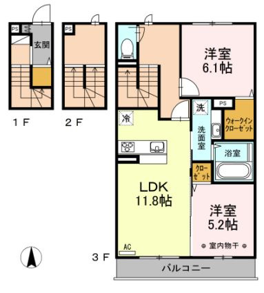 ココンセレソの間取り
