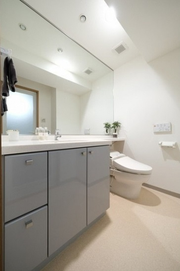 中央区月島３丁目の賃貸マンションのその他|洗面・モデルルーム参照