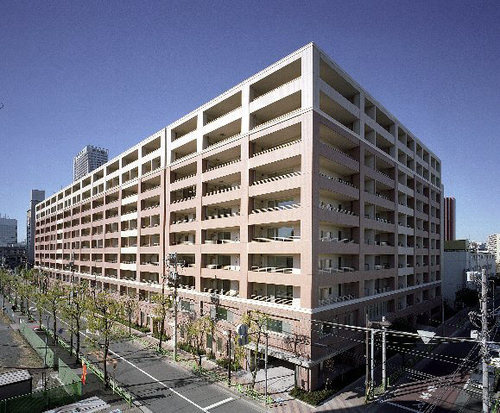 中央区月島３丁目の賃貸マンションの外観