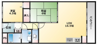 【間取り】 | 第5コーポ平野