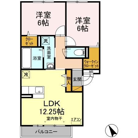 【間取り】 | ブランシュールA