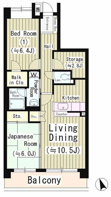 ファインクレスト若葉台の間取り