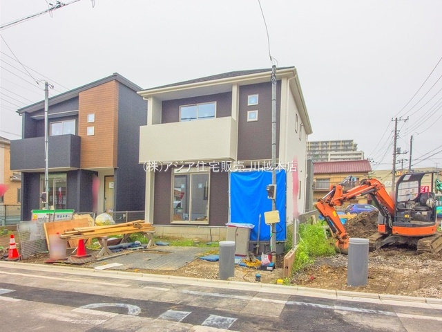 川越市並木新町　新築戸建の外観|C棟建設中