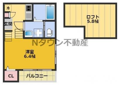 【間取り】 | ハーモニーテラス大杉町Ⅱ | 間取りです
