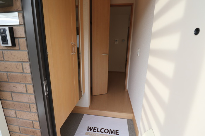 グリーンリーフＡの玄関