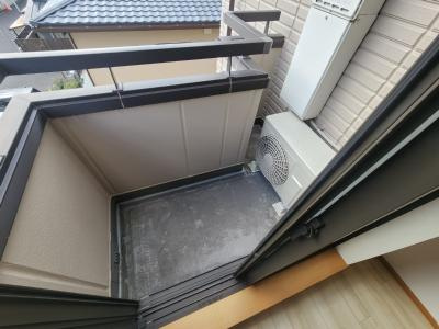 レンジ御池のバルコニー|西向きバルコニー