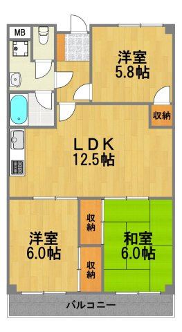 【間取り】 | エクセレント上水